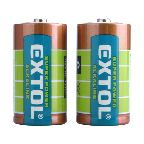 Baterie alkalické, 2ks, 1,5V C (LR14)