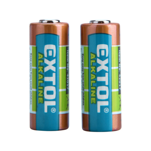 Baterie alkalické, 2ks, 12V (23A)
