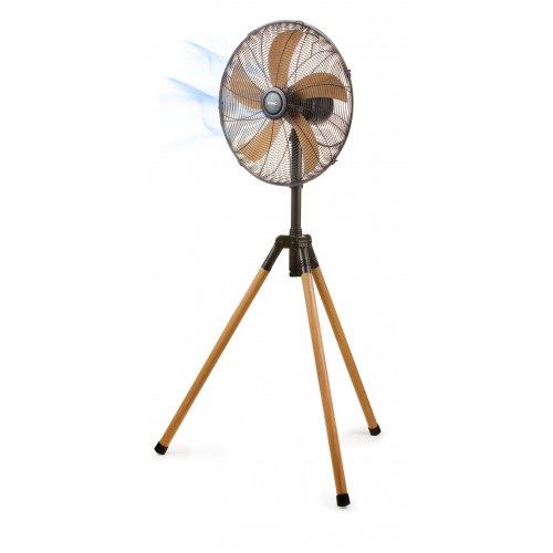 Ventilátor stojanový - dřevěný podstavec - DOMO DO8146, 45 cm