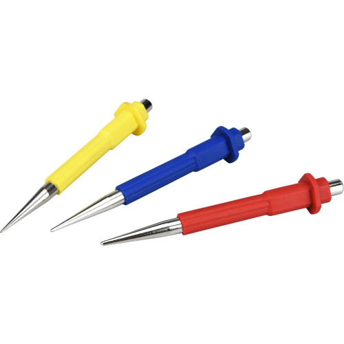 Důlčíky, sada 3ks, 0,8-1,5-2,5mm