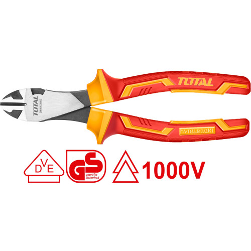 Elektrikářské kleště štípací boční, heavy duty, 180mm, industrial