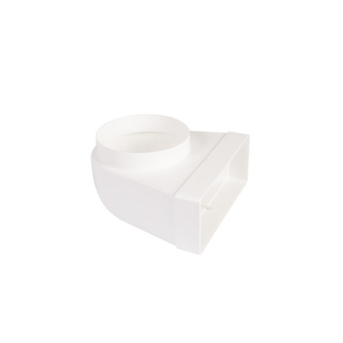 Redukce/90° koleno 220 x 90 mm // Ø 150 mm  (1053P)