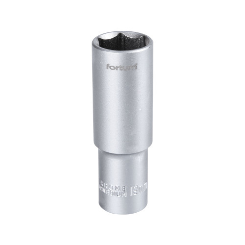 Hlavice nástrčná prodloužená 1/2", 19mm, L 77mm