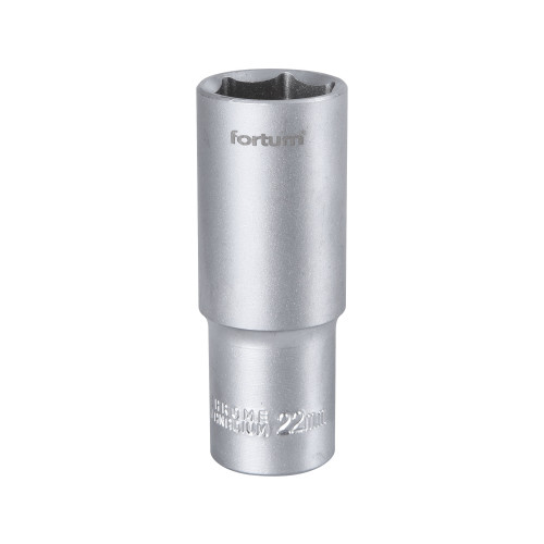 Hlavice nástrčná prodloužená 1/2", 22mm, L 77mm
