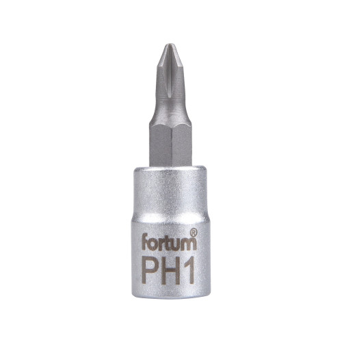Hlavice zástrčná 1/4" hrot křížový, PH 1, L 37mm