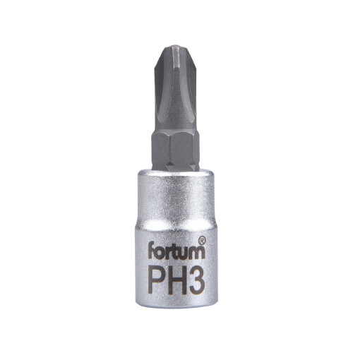 Hlavice zástrčná 1/4" hrot křížový, PH 3, L 37mm