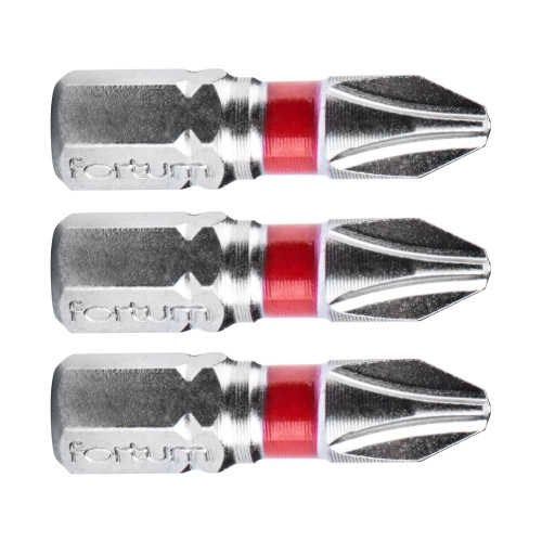 Hrot křížový phillips, sada 3ks, PH 2x25mm, S2