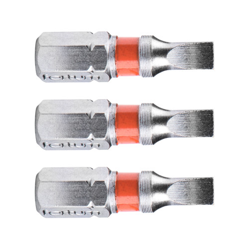 Hrot plochý sada 3ks, 4x25mm, S2
