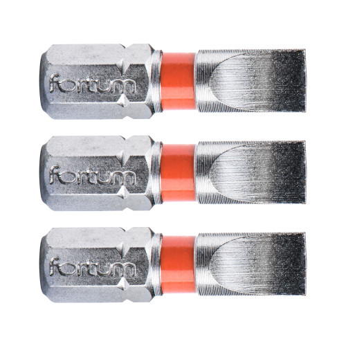 Hrot plochý sada 3ks, 6x25mm, S2