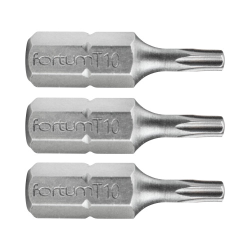 Hrot TORX, sada 3ks, T 10x25mm, S2