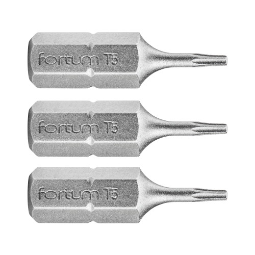 Hrot TORX, sada 3ks, T 5x25mm, S2