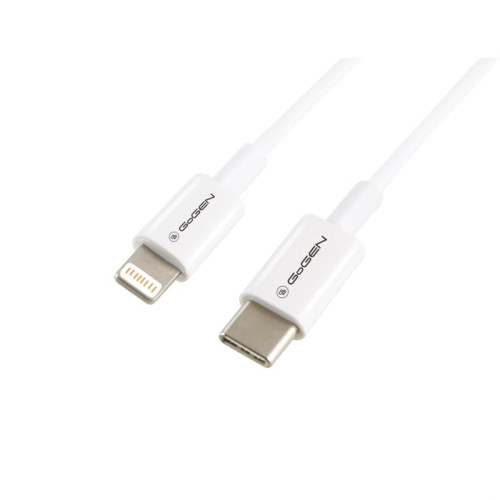 Kabel GoGEN USB-C / Lightning, 1m, bílý
