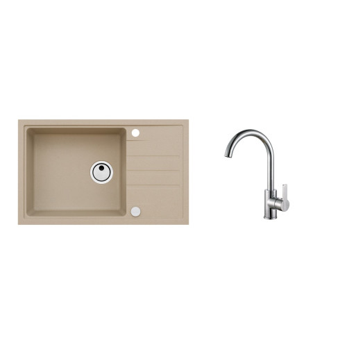 SET ALVEUS INTERMEZZO 130/55+BATERIE TONIA Chrom