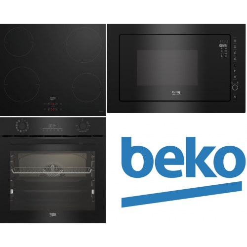 Set Beko BBIR17300BCS + HII64401MT + BMGB25333BG + Záruka 5 let na troubu