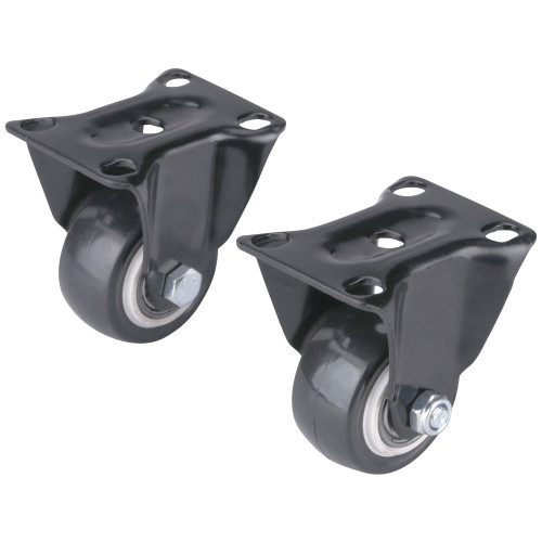 Kolečka pevná s PVC obručí, sada 2ks, průměr 40mm