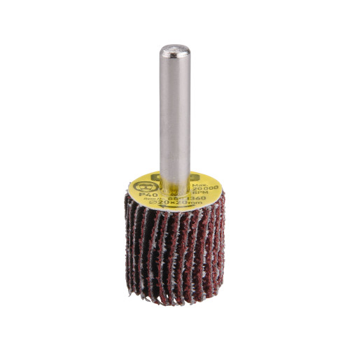 Kotouč lamelový brusný na stopce, O 20x20x6mm, P100