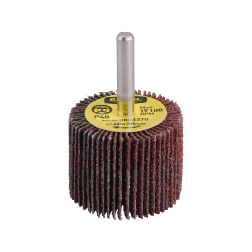 Kotouč lamelový brusný na stopce, O 40x30x6mm, P100
