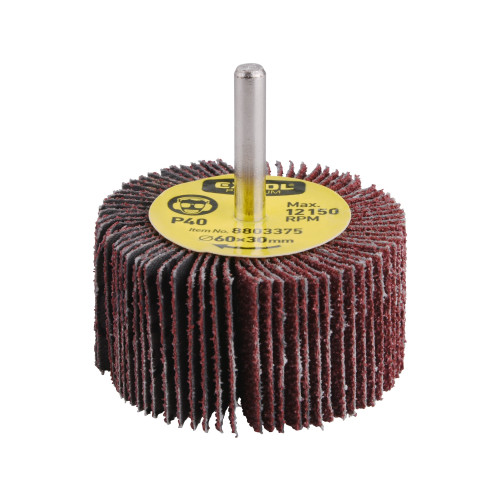Kotouč lamelový brusný na stopce, O 60x30x6mm, P120