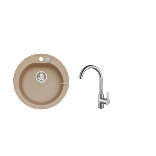 Set Alveus Niagara 10 Beige 55 + Tonia Chrom