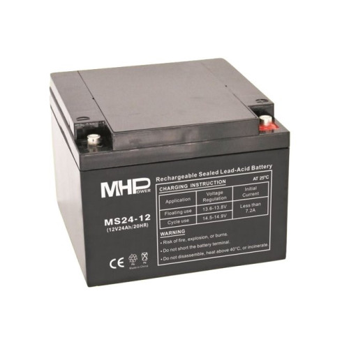 Baterie MHPower MS24-12 VRLA AGM 12V/24Ah 