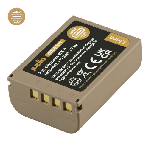 Baterie Jupio BLX-1 / BLX1 *ULTRA C*  2400mAh s USB-C vstupem pro nabíjení
