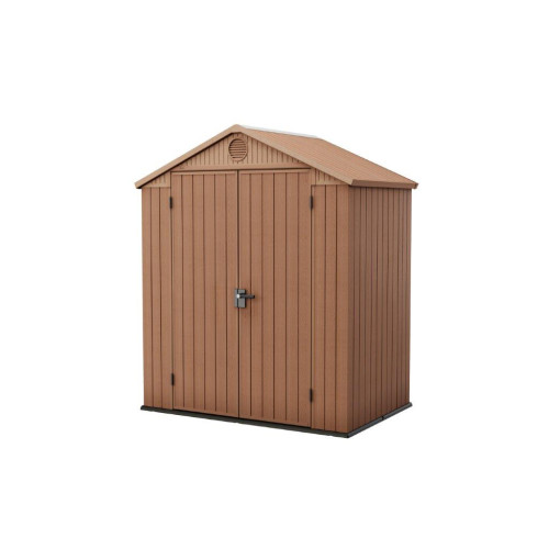 Zahradní domek Keter Darwin 6 x 4 hnědý, s podlahou, 2. jakost