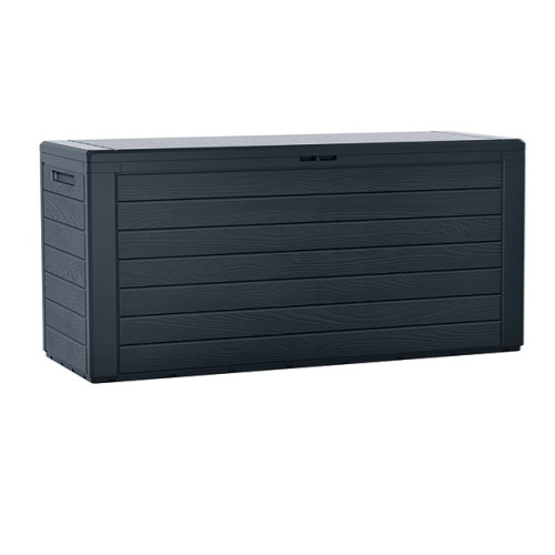 Zahradní box Prosperplast WOODEBOX antracit 280L 