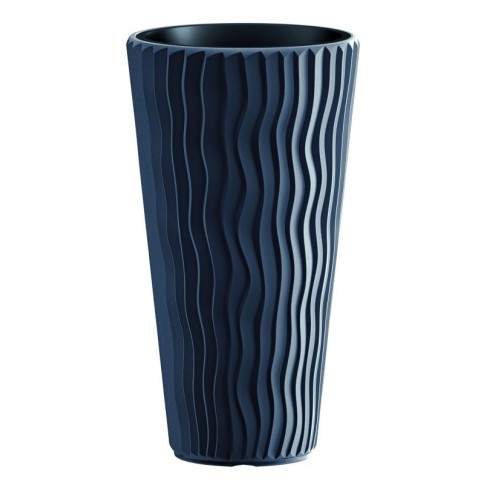 Květináč Prosperplast SANDY SLIM antracit 29,7 cm 