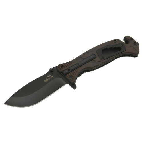 Nůž Cattara BLACK BLADE zavírací s pojistkou 21,7 cm