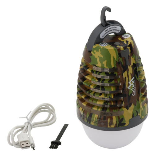 LED svítilna Cattara PEAR ARMY nabíjecí + lapač hmyzu