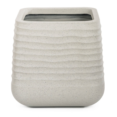 Květináč G21 Sand Cube 38 x 38 x 37