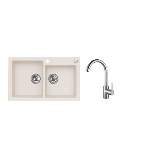 Set Alveus Rock 90 White 11 + Tonia Chrom
