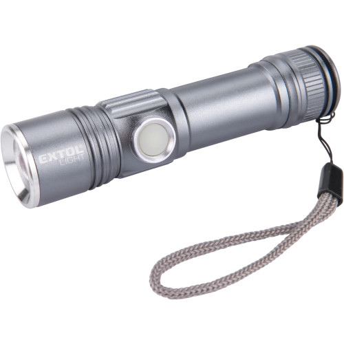Svítilna 280lm, zoom, USB nabíjení, XPE LED