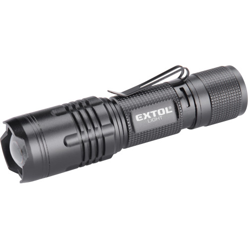 Svítilna 400lm, zoom, USB nabíjení, CREE XTE 5W