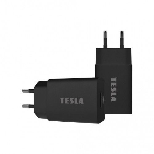 TESLA Power Charger QC50 - napájecí adaptér 12 W (černá barva)