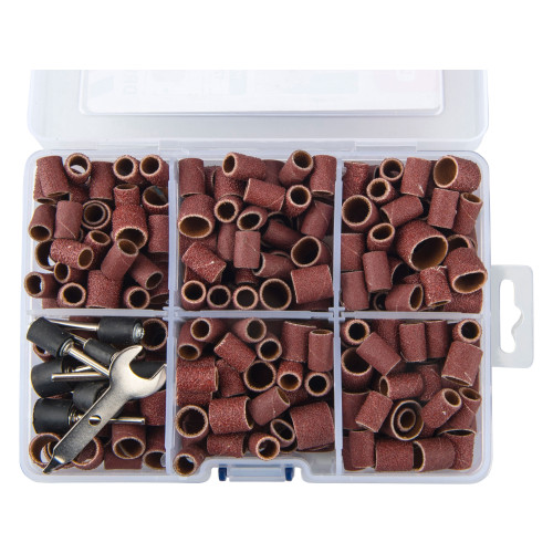 Válce brusné, sada 350ks, P80, P120, P240
