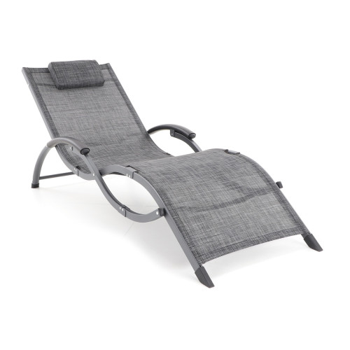 Lehátko VeGA VIOLA De Luxe (Black & Grey)