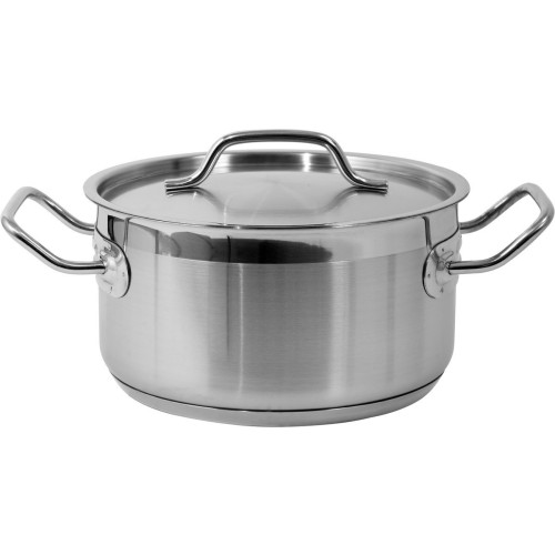 Yato Gastro Hrnec nízký s poklicí NEREZ 20x10,5cm 3,3l