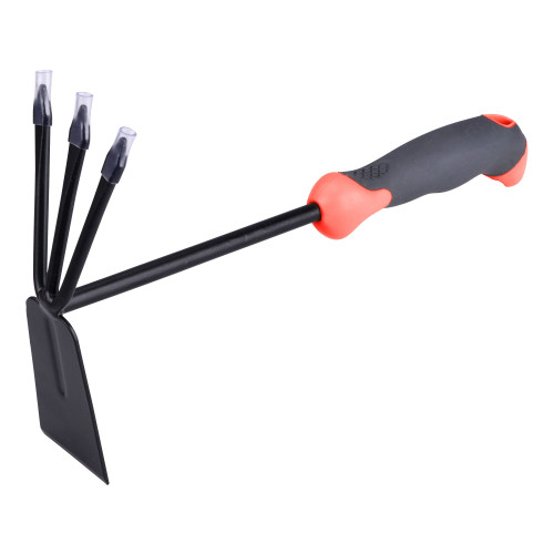 Zahradní motyčka s tříhrotým kypřičem, délka 31cm