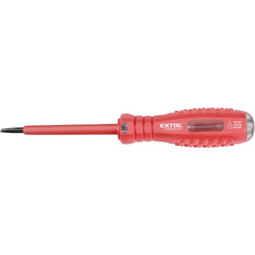 Zkoušečka napětí 110-250V, plochá (-), 160mm