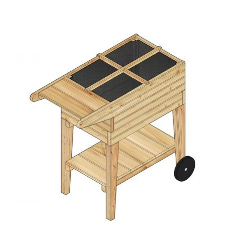 vyvýšený záhon / truhlík LANITPLAST STILT1 (S7290) LG2384
