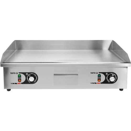 Yato Gastro Grilovací deska hladká 2x2200W 730mm