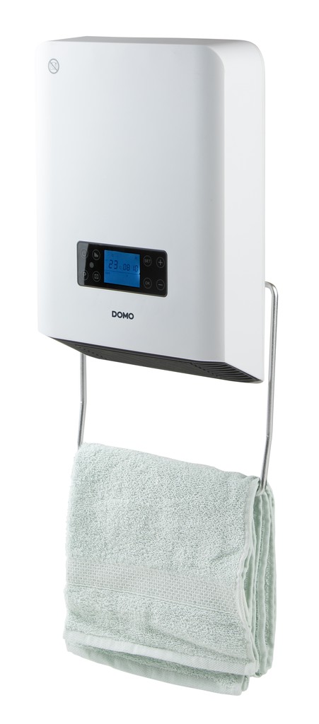 DOMO Elektrické topení do koupelny se sušákem - DOMO DO7353H, Příkon: 2100 W, IP23