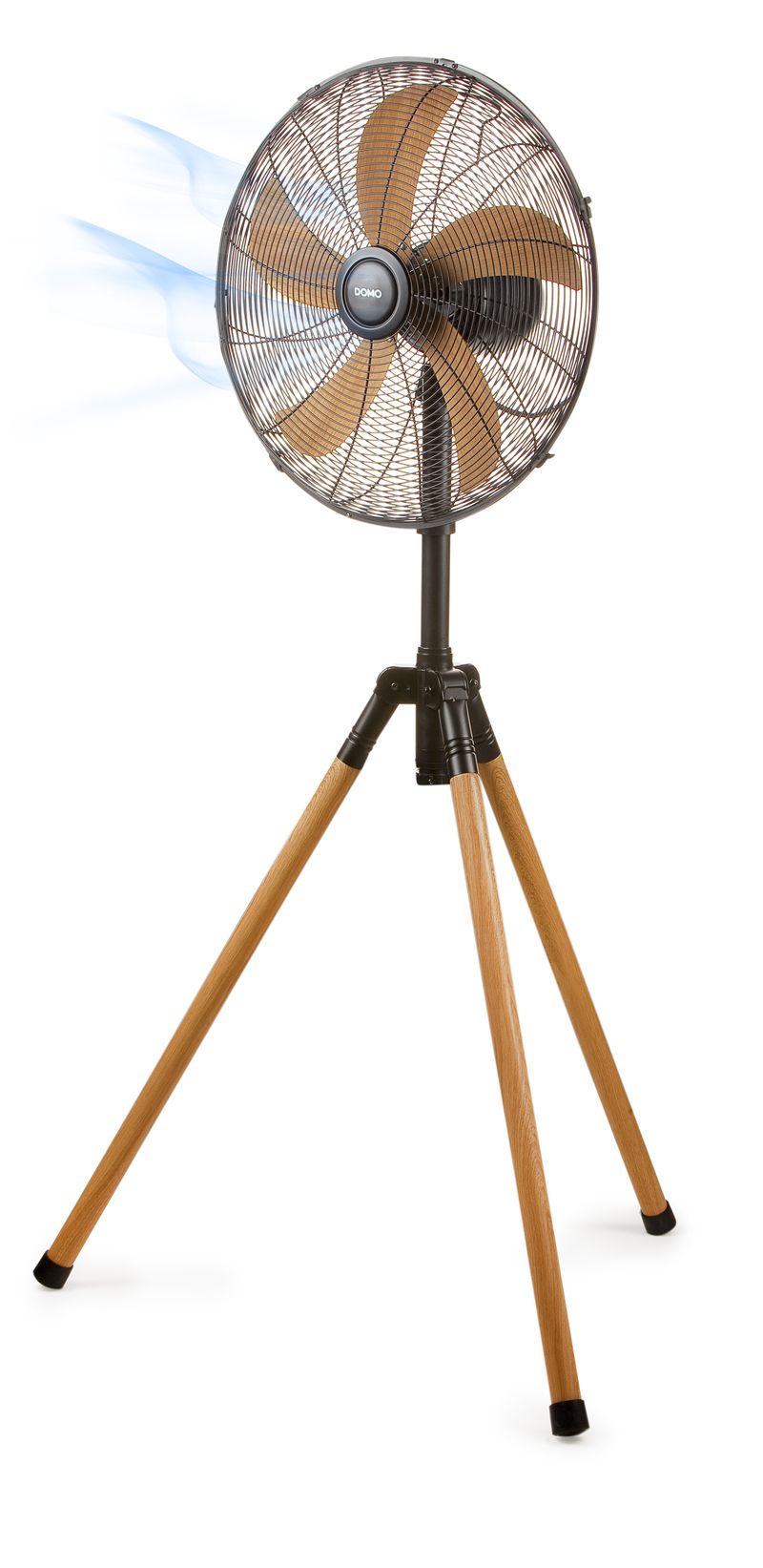 DOMO Ventilátor stojanový - dřevěný podstavec - DOMO DO8146, 45 cm