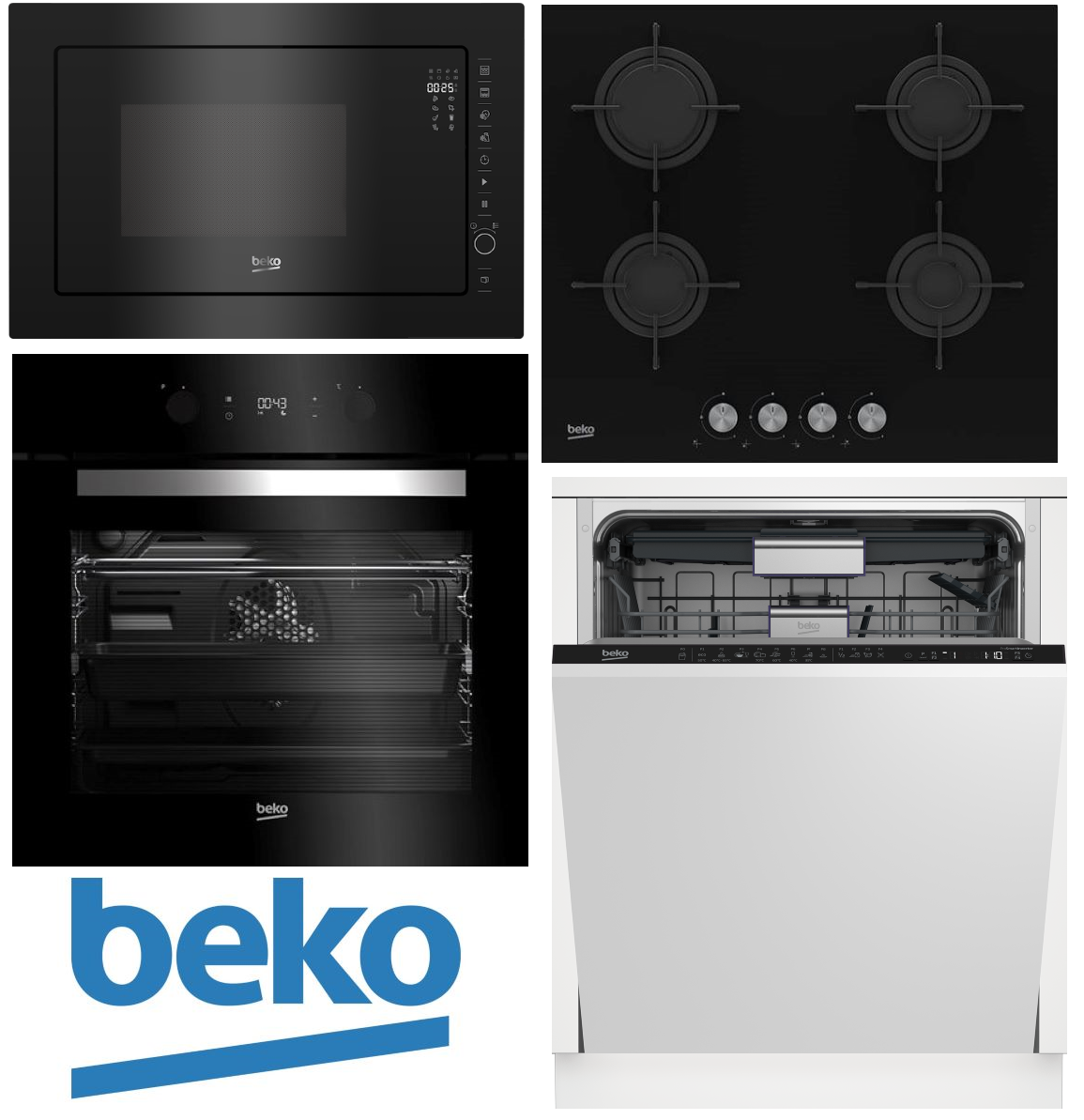 Set BEKO BIM24301BS + BMGB25333BG + HILG64220S + DIN28421 + 10 LET ZÁRUKA NA MOTOR MYČKY