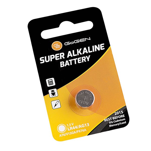 GOGEN Baterie alkalická GoGEN SUPER ALKALINE LR44, blistr 1ks