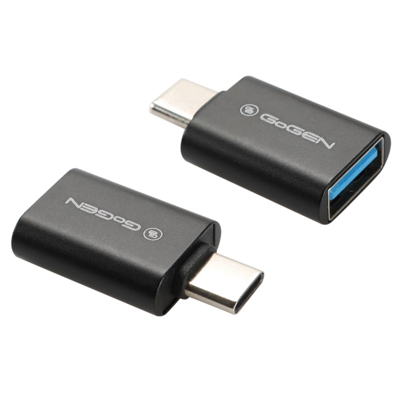 GOGEN Redukce GoGEN USB-C (M) / USB-A (F), černá
