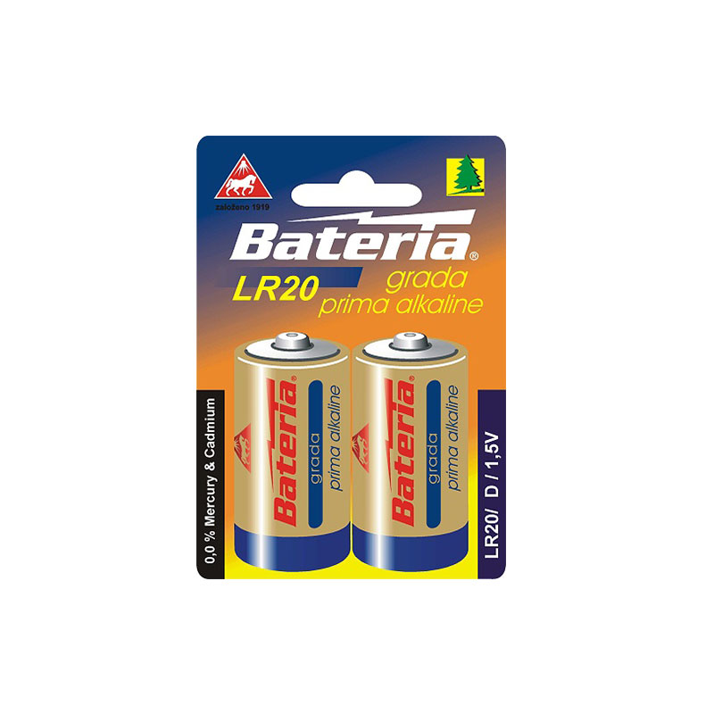 Baterie Grada Prima alkaline, D (bal. 2 ks)