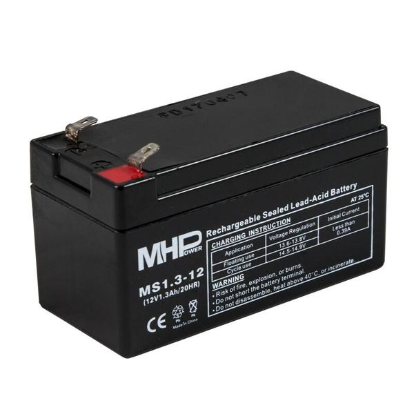 MHPOWER Baterie MHPower MS1.3-12 VRLA AGM 12V/1,3Ah