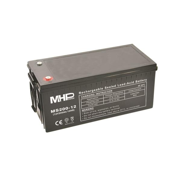 MHPOWER Baterie MHPower MS200-12 VRLA AGM 12V/200Ah